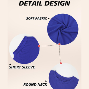 Camiseta corta para mujer, lisa, transpirable, sin costuras, estilo urbano, tela elástica, look informal, para uso diario. - Product Image 5