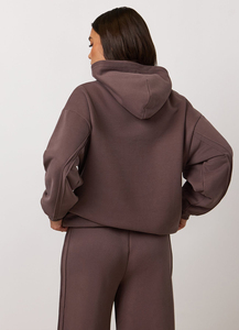Ensemble de survêtement décontracté en molleton de haute qualité pour l'hiver, sweat-shirt et pantalon de jogging, ensemble personnalisé pour femmes, hommes et unisexe, 2 pièces - Product Image 4
