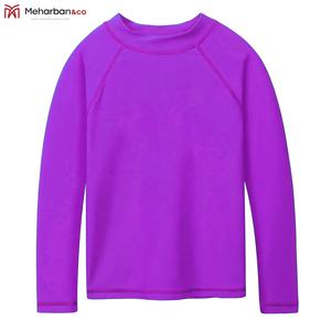 Protège-éruptions cutanées multicolores solides à manches longues pour hommes, nouveau, personnalisé, col ras du cou, Logo et conception, MMA, protection contre l'éruption cutanée, 2023 - Product Image 4