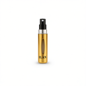 Flacone di Profumo Ilan 5ml Colore Oro con Atomizzatore Formato da Viaggio Portatile - Product Image 2
