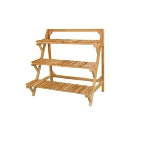 Soporte Rectangular Ajustable para Pasteles de Madera Natural Premium, Hecho a Mano, para Exhibición de Postres en Mesas de Fiesta, Eventos de Panadería y Bodas - Product Image 4