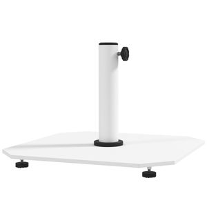 Base e Supporto per Ombrellone da Terrazzo Bianco per Ombrelloni e Basi da Patio - Product Image 5