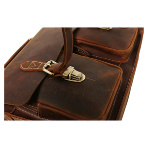 Sac à ordinateur portable en cuir de haute qualité, mallette pour le travail quotidien et les voyages, fabriqué en Inde - Product Image 4