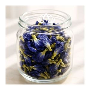 Fleur de pois papillon bleue séchée de qualité supérieure pour la coloration des boissons, la préparation du thé, la décoration des cocktails et la pâtisserie - QUALITÉ PREMIUM - Product Image 1