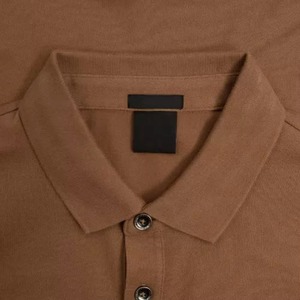 เสื้อโปโลสีพื้นแบบใหม่สำหรับผู้ชาย ไซส์ใหญ่ เสื้อโปโลสำหรับผู้ชายใส่หน้าร้อน - Product Image 4