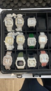 Montre personnalisée en diamant Moissanite VVS pour hommes et femmes, montre de luxe sertie de diamants - Product Image 2