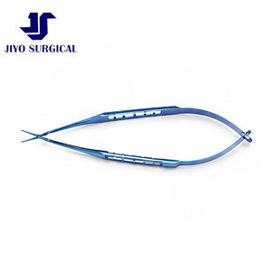 Inamura IC-9871 Forceps d'entéroscopie ENT 4 1/8 pouces en titane anti-magnétique, tiges bombées, pointes de style Utrata, action croisée plate - Product Image 2