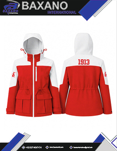 Delta |   Sigma |   Veste de pluie Theta Sorority, veste softshell à capuche, veste varsity de haute qualité, veste imperméable pour femmes - Product Image 6