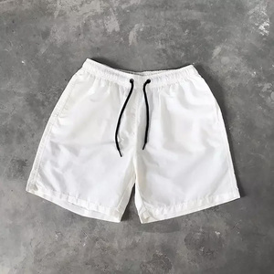 Vente en gros 100% short décontracté en polyester pour hommes léger motif solide personnalisé de haute qualité - Product Image 4