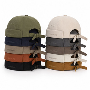 Casquette Docker Unisexe Personnalisée OEM en Gros avec Broderie, sans Visière, en Toile de Coton, avec Sangles Ajustables, Style <span class=keywords><strong>Marin</strong></span> - Product Image 6
