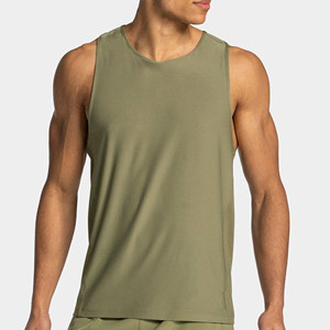 เสื้อกล้ามถักทรงสปอร์ตผู้ชาย OEM สกรีนโลโก้ได้ น้ำหนัก 180 กรัม ผลิตจากผ้าสแปนเด็กซ์/ไนลอน แห้งเร็ว ระบายอากาศได้ดี ให้ความรู้สึกเย็นสบาย - Product Image 5