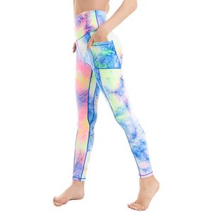 Mallas estampadas con lazo para mujer, Leggings con bolsillos, ropa activa, entrenamiento, gimnasio, correr, sublimadas - Product Image 2