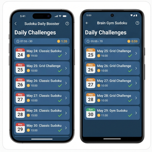 Aplicación Royalcraft Sudoku: juego de rompecabezas numéricos, entrenamiento cerebral, desafíos diarios y práctica de lógica IOS/Android y MAC - Product Image 3
