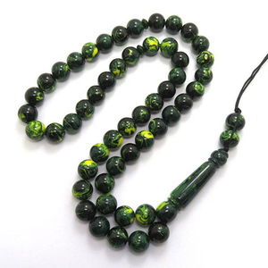 ลูกปัดอธิษฐานอิสลามทำด้วยมือ tasbih ตกแต่งด้วยพู่ห้อยทำจากเรซินแทชบิห์ทำด้วยมือสำหรับ Rama - Product Image 6