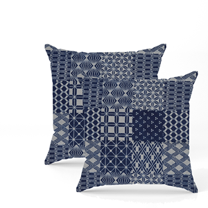 Funda de Cojín de Algodón con Estampado Índigo Hecho a Mano, Funda de Almohada Decorativa Floral, Hecha a Mano, Tradicional, para Decoración del Hogar, Sofá, Cama - Product Image 5