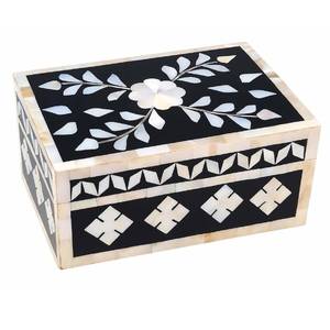 High Quality <b>Floral</b> Pattern Handmade Mother of Pearl Jewelry <b>Box</b> Mop Inlay Trinket <b>Box</b> Jewelry Decorative <b>Storage</b> <b>Box</b> - Product Image 4