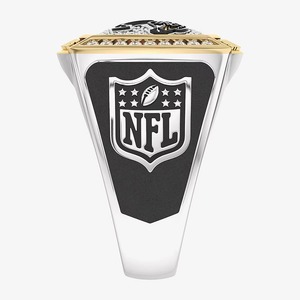 Bague de championnat des Jacksonville Jaguars en alliage, entièrement personnalisée, avec moissanite VVS, pour homme, style hip-hop, bicolore, sur mesure, pour lycée - Product Image 4