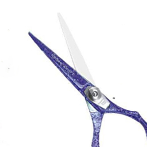 Ciseaux de coiffure professionnels en titane bleu, acier inoxydable, ciseaux de barbier, ciseaux de salon, poignée ergonomique - Product Image 6