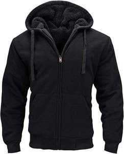 Sweat à capuche doublé en sherpa pour homme, style streetwear de luxe, service de marque privée pour les marques de vêtements américaines — 101 caractères - Product Image 6