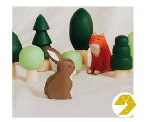 Figuras de Animales de Madera al por Mayor, Juguetes Montessori, Precio de Fábrica, Juguetes de Animales de Madera para Preescolar - Product Image 6