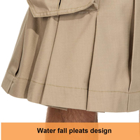 Kilts en coton pour hommes de qualité supérieure pour usage extérieur, faible MOQ, couleur unie, grandes tailles, service OEM