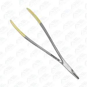 Porte-aiguilles médical droit de qualité supérieure Tc 16 cm, Langenbeck, en acier inoxydable, instruments chirurgicaux orthopédiques - Product Image 3