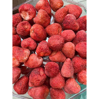 Bakkerij Dessert Drankjes Toepassingen Fabriek Toonaangevende Leverancier Premium Natuurlijke Fruit Smaak Vriesgedroogde Aardbeienplakjes