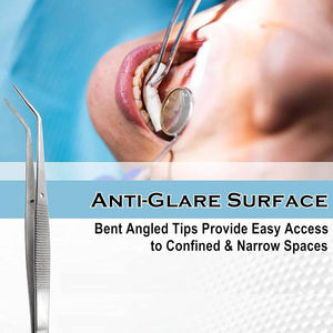 Pinzas de Cejas Profesionales de Acero Inoxidable Duradero con Punta Inclinada, Color y Tamaño Personalizables, CE ISO, Marca Grip Surgical - Product Image 5