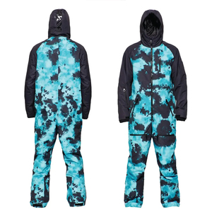 Unisex Winter Snow Suit 2-Piece Hooded Windproof Jacket Pants Set Adult Outdoor Sport Wear for Technology 1900g - Product Image 1
