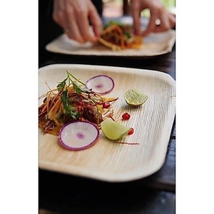 Sustainable Palm Leaf <b>Disposable</b> <b>Plates</b> Natural Areca Sheath Tableware for Restaurant or Home Use - Product Image 6