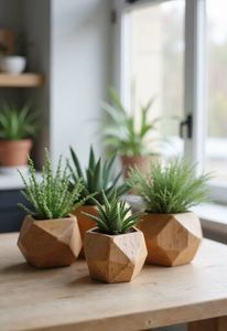Jardinera de madera de diseño personalizado con etiqueta privada, con enrejado y ruedas para facilitar su movimiento - Product Image 3