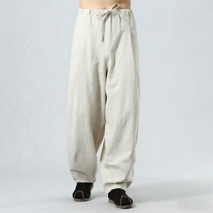 High Quality <b>Men's</b> Slim Fit Straight 100% Cotton Chinos <b>Jeans</b> Trousers Breathable Casual <b>Drawstring</b> Closure Mid Waist - Product Image 1