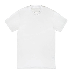New 2023 Custom 100% Cotton Worsted Fabric Silk Screen Printed Men's Crew Neck <b>Short</b> Sleeve Loose Fit T-Shirt Front Logo - Product Image 1