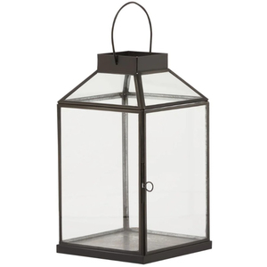 Modern Minimalist Black Metal <b>Lantern</b> Candle Holder <b>Large</b> Indoor Outdoor Hanging <b>Lantern</b> for Home And Luxury Hotel Event Decor - Product Image 1