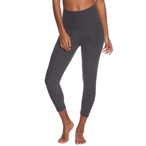 Summer Season Fitness Yoga Pant Women High Waisted Workout <b>Leggings</b> <b>Pockets</b> Power Flex Athletic Capris Tights Spandex/Polyester - Product Image 1