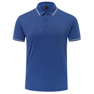 Camisetas Polo de Manga Corta para Hombre, de Alta Calidad, Transpirables, con Bordado, de Algodón Suave, Estilo Casual - Product Image 1
