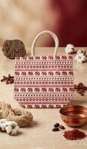 <b>Mini</b> Elephant Cultural Themed Premium Printing Open Design Traditional Elephant Print for Puja's and Festival's - Product Image 1