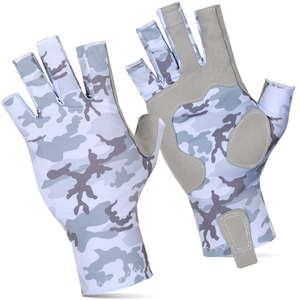 Guantes de Pesca Profesionales de Color Sólido, Material PU Antideslizante, Compatibles con Pantalla Táctil, Unisex, de la Mejor Calidad - Product Image 3