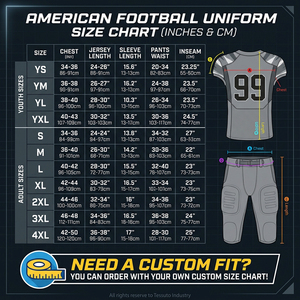 Ensemble de maillots de football américain personnalisés par sublimation en gros, avec broderie en twill, maille respirante et rembourrage, pour équipes sportives - Product Image 4