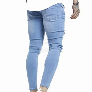 Pantalons pour hommes respirants, faible MOQ, sur mesure, dernier design, jeans délavés pour la vente en ligne - Product Image 4