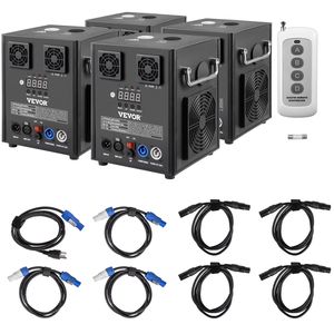 Macchina per Effetti Scenici da 500W con 4 Telecomandi Wireless, Controllo DMX Intelligente, Attrezzatura per Illuminazione da Palco, Macchina per Effetti Speciali - Product Image 1