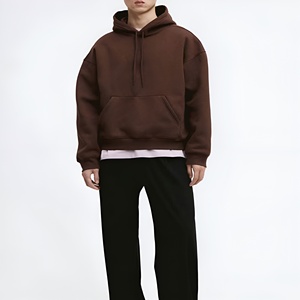 Sudaderas con Capucha Oversize de Alta Calidad para Hombre, con Bloques de Color, de Algodón y Felpa, Estilo Casual Urbano, Venta al por Mayor OEM - Product Image 5