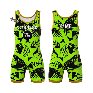 Combinaison de lutte personnalisée pour jeunes, une pièce, à compression, séchage rapide, haute extensibilité, pour hommes - Product Image 4