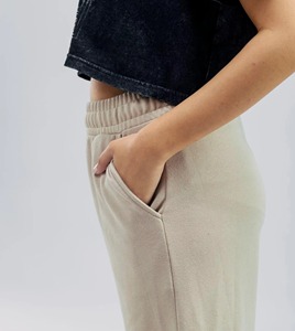 Pantalones Deportivos de Felpa Francesa para Mujer, con Logotipo Personalizado, Corte Holgado, Estilo Jogger, para Gimnasio, 100% Algodón, Peso Pesado, Estilo Hip Hop - Product Image 6