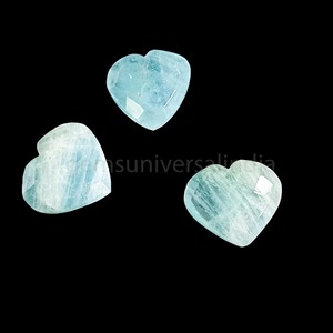 Aguamarina Natural en Forma de Corazón de 18 mm, Tallada a Mano, Gema Suelta, Precio al por Mayor, Cristal Curativo para Joyería - Product Image 6