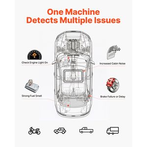 Rilevatore di perdite sotto vuoto EVAP 12V DC e pompa ad aria per camion e veicoli automobilistici, tester diagnostico per tubazioni a doppia modalità - Product Image 3