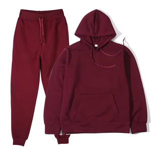 Conjunto Deportivo Unisex de Algodón Beige, Sudadera con Capucha y Pantalones Jogger, Color Sólido, Casual, Otoño, Manga Larga, Pantalones con Cordón y Conjuntos Deportivos Personalizados - Product Image 5