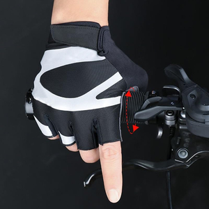 Guantes de ciclismo de verano, guantes de secado rápido con palma acolchada y espalda de malla ventilada, para bicicleta de montaña y bicicleta de spinning en interiores - Product Image 6