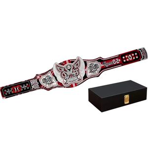 Cinturón de Campeonato WWE Divas, Diseño Rojo y Plateado, Edición Brie Mode, Cinturón de Lucha Libre de Primera Calidad para Fanáticos y Coleccionistas - Product Image 5