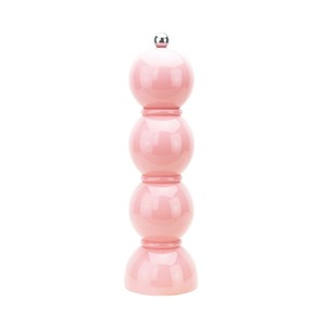 Moulin à sel et à poivre en laque rose brillant de 9 pouces, moulin manuel, outil de cuisine durable pour les acheteurs en gros et en vrac, OEM - Product Image 1